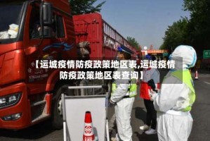 【运城疫情防疫政策地区表,运城疫情防疫政策地区表查询】