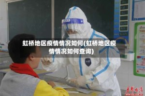 虹桥地区疫情情况如何(虹桥地区疫情情况如何查询)