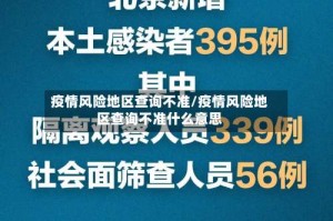 疫情风险地区查询不准/疫情风险地区查询不准什么意思