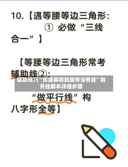 辅助技巧“东游麻将到底有没有挂”附开挂脚本详细步骤-第1张图片