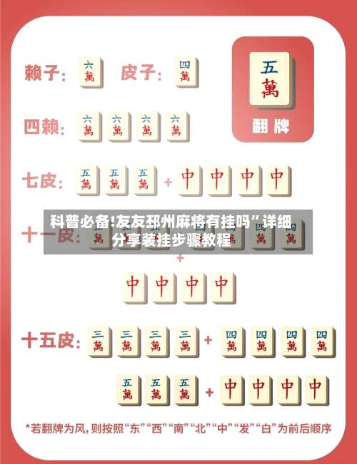 科普必备!友友邳州麻将有挂吗”详细分享装挂步骤教程-第1张图片