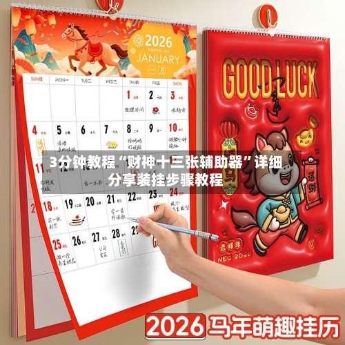 3分钟教程“财神十三张辅助器	”详细分享装挂步骤教程-第2张图片