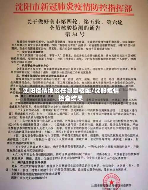 沈阳疫情地区在哪查核酸/沈阳疫情检查结果-第1张图片