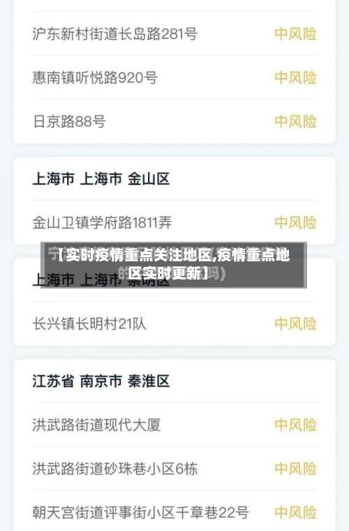 【实时疫情重点关注地区,疫情重点地区实时更新】-第3张图片